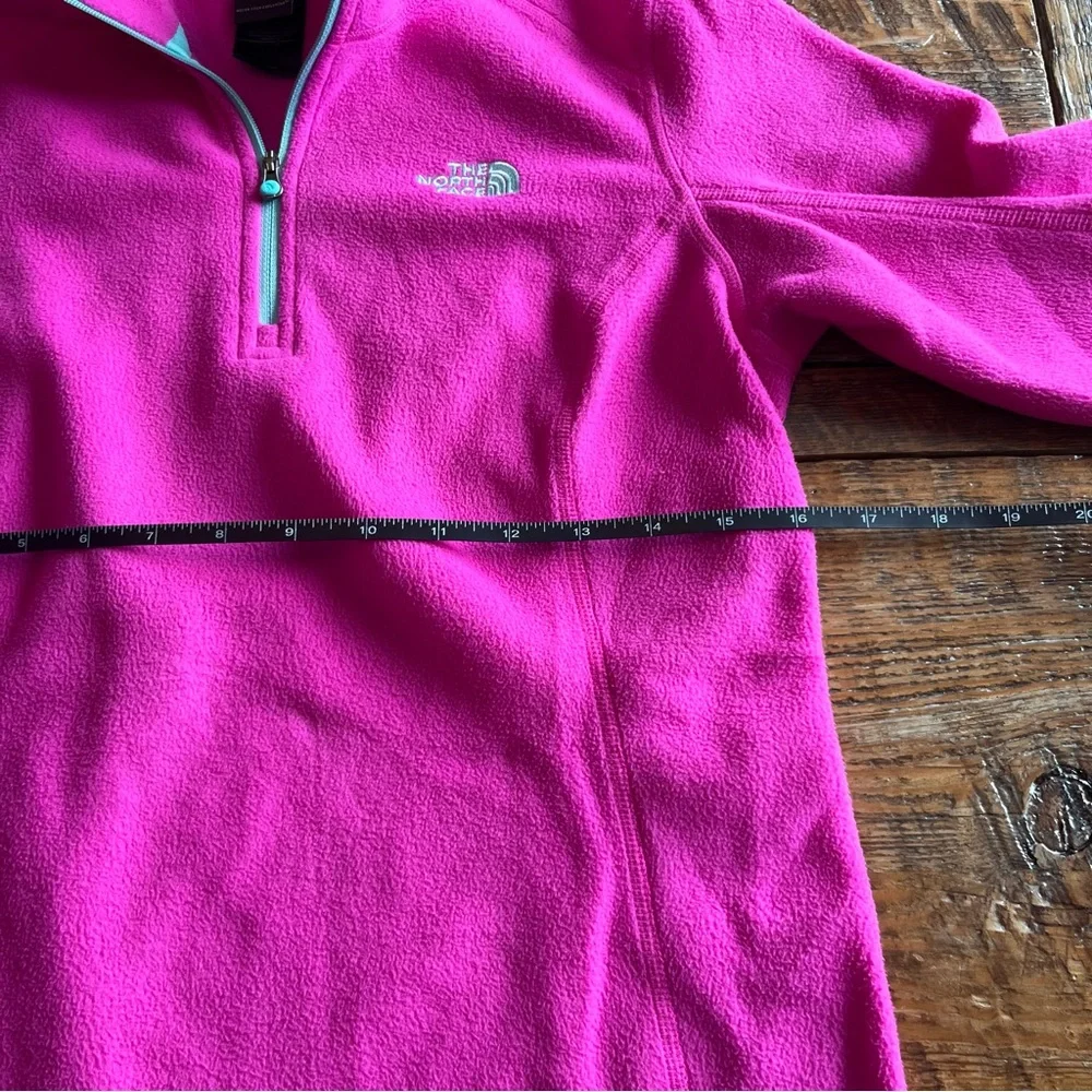 Pink North Face fleece pullover - Small - Picture 5 of 7